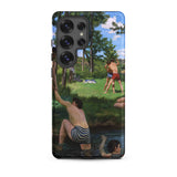 Summer Scene - Jean Frederic Bazille Samsung Case, Galaxy S25 Ultra / Matte, Smartphone Case Painting People Natural