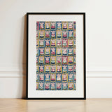 Sumo Wrestlers - Utagawa Yoshikazu Art Print / Canvas, 12x18’’ / 31x46cm / Black Frame / Matboard, Posters Prints & Visual Artwork, Toby