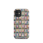 Sumo Wrestlers Utagawa Yoshikazu Edo Art Iphone Case, 12 Mini / Matte, Sumo Wrestler Patterned Phone Case