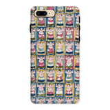 Sumo Wrestlers - Utagawa Yoshikazu Edo Art Iphone Case, 8 Plus / Matte, Phone Case Pattern Colorful Cartoon Sumo Wrestlers
