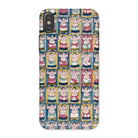 Sumo Wrestlers Utagawa Yoshikazu Edo Art Iphone Case, x / Matte, Phone Case Pattern Cartoon Sumo Wrestlers Colorful Frames