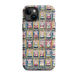 Sumo Wrestlers - Utagawa Yoshikazu Edo Art Phone Case Iphone 15 Plus / Matte Sumo Wrestler Patterned Phone Case Wrestlers Iphone, Edo Art