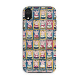 Sumo Wrestlers - Utagawa Yoshikazu Edo Art Phone Case Iphone Xr / Matte Phone Case Pattern Colorful Cartoon Sumo Wrestlers Iphone, Edo Art