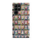 Sumo Wrestlers - Utagawa Yoshikazu Edo Art Phone Case Samsung Galaxy S22 Ultra / Matte Vibrant Phone Case Pattern Cartoon Sumo Wrestlers