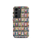 Sumo Wrestlers Utagawa Yoshikazu Edo Art Samsung Case, Galaxy S23 / Matte, Smartphone Patterned Case Multiple Cartoon Sumo Wrestlers