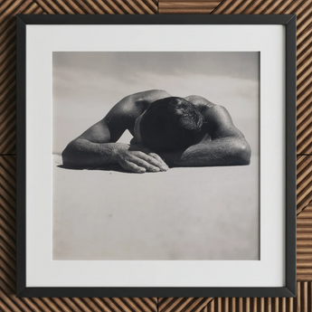 Sunbaker - Max Dupain Art Print / Canvas, 12x12’’ / 31x31cm / Black Frame / Matboard, Posters Prints & Visual Artwork, Toby Leon