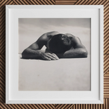 Sunbaker - Max Dupain Art Print / Canvas, 12x12’’ / 31x31cm / White Frame / Matboard, Posters Prints & Visual Artwork, Toby Leon