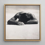 Sunbaker - Max Dupain Art Print / Canvas, Fingers Brushing Pale, Brushing Pale Quartz, Pale Quartz Grains, Gelatin Silver Print, Max Dupain