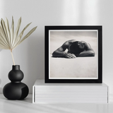 Sunbaker - Max Dupain Art Print / Canvas, Fingers Brushing Pale, Brushing Pale Quartz, Pale Quartz Grains, Gelatin Silver Print, Max Dupain
