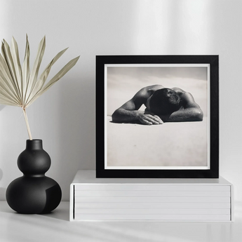 Sunbaker - Max Dupain Art Print / Canvas, Fingers Brushing Pale, Brushing Pale Quartz, Pale Quartz Grains, Gelatin Silver Print, Max Dupain