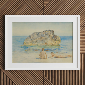 Les Baigneurs - Impression d'art de Henry Scott Tuke 