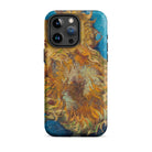 Sunflowers - Vincent Van Gogh Iphone Case, 15 Pro Max / Matte, Sunflower-themed Phone Case