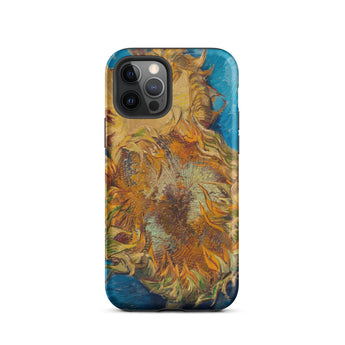 Sunflowers - Vincent Van Gogh Phone Case Iphone 12 Pro / Matte Sunflower Art Phone Case Vincent Gogh, Gogh’s Iconic Sunflowers, Gogh Post