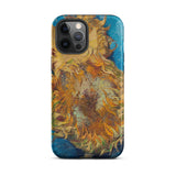 Sunflowers - Vincent Van Gogh Phone Case Iphone 12 Pro Max / Matte Sunflower Painting Phone Case Vincent Gogh, Gogh’s Iconic Sunflowers,