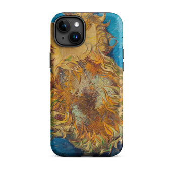 Sunflowers - Vincent Van Gogh Phone Case Iphone 15 Plus / Matte Sunflower Art Iphone Case Vincent Gogh, Gogh’s Iconic Sunflowers, Gogh Post