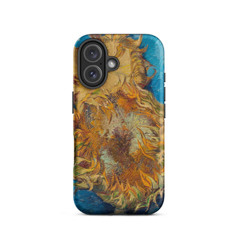 Sunflowers - Vincent Van Gogh Phone Case Iphone 16 / Matte Sunflower-themed Phone Case Vincent Gogh, Gogh’s Iconic Sunflowers, Gogh Post