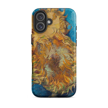 Sunflowers - Vincent Van Gogh Phone Case Iphone 16 Plus / Matte Sunflower-themed Phone Case Vincent Gogh, Gogh’s Iconic Sunflowers, Gogh