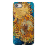 Sunflowers - Vincent Van Gogh Phone Case Iphone 8 / Matte Phone Case Vibrant Painting Sunflowers Yellow Orange Hues Vincent Gogh, Gogh’s