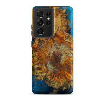 Sunflowers - Vincent Van Gogh Phone Case Samsung Galaxy S21 Ultra / Matte Vibrant Textured Phone Case Gogh’s ?Sunflowers” Bold Vincent Gogh,