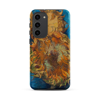 Sunflowers - Vincent Van Gogh Phone Case Samsung Galaxy S23 Plus / Matte Vibrant Textured Phone Case Vincent Gogh’s ?Sunflowers” Gogh, Iconic