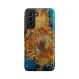Sunflowers - Vincent Van Gogh Samsung Case, Galaxy S21 Fe / Matte, Smartphone Case Gogh Sunflowers Painting Print