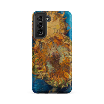 Sunflowers - Vincent Van Gogh Samsung Case, Galaxy S21 Fe / Matte, Smartphone Case Gogh Sunflowers Painting Print