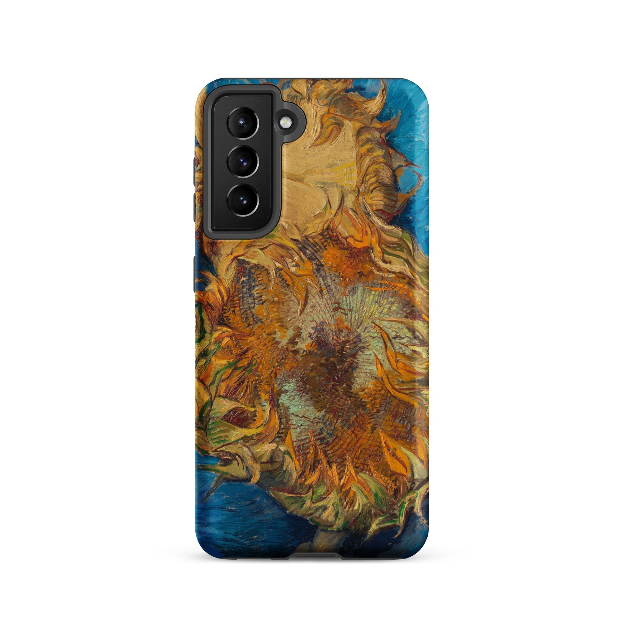 Sunflowers Vincent Van Gogh Samsung Case, Galaxy S21 / Matte, Phone Case Vibrant Gogh Style Sunflower Painting