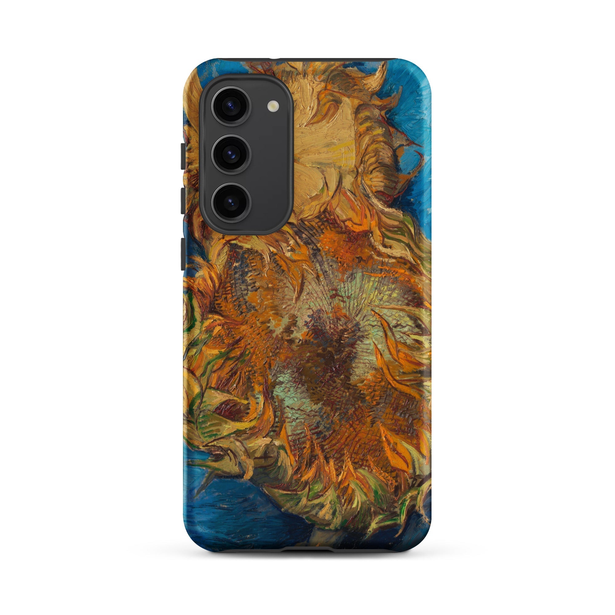 Sunflowers Vincent Van Gogh Samsung Case, Galaxy S23 Plus / Matte, Phone Case Vibrant Gogh Inspired Sunflower Painting