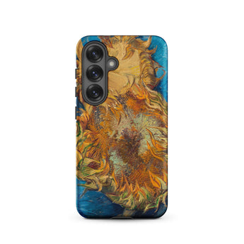 Sunflowers - Vincent Van Gogh Samsung Case, Galaxy S25 / Matte, Smartphone Case Gogh Sunflowers Painting Design