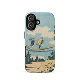 The Suspension Bridge - Katsushika Hokusai Iphone Case, 17 / Matte, Mobile Phone Cases, Toby Leon