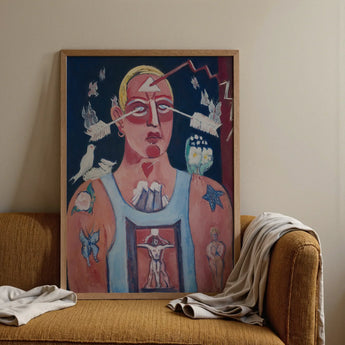 Sustained Comedy - Marsden Hartley Art Print / Canvas, Prints