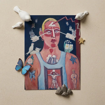 Sustained Comedy - Marsden Hartley Art Print / Canvas, Prints