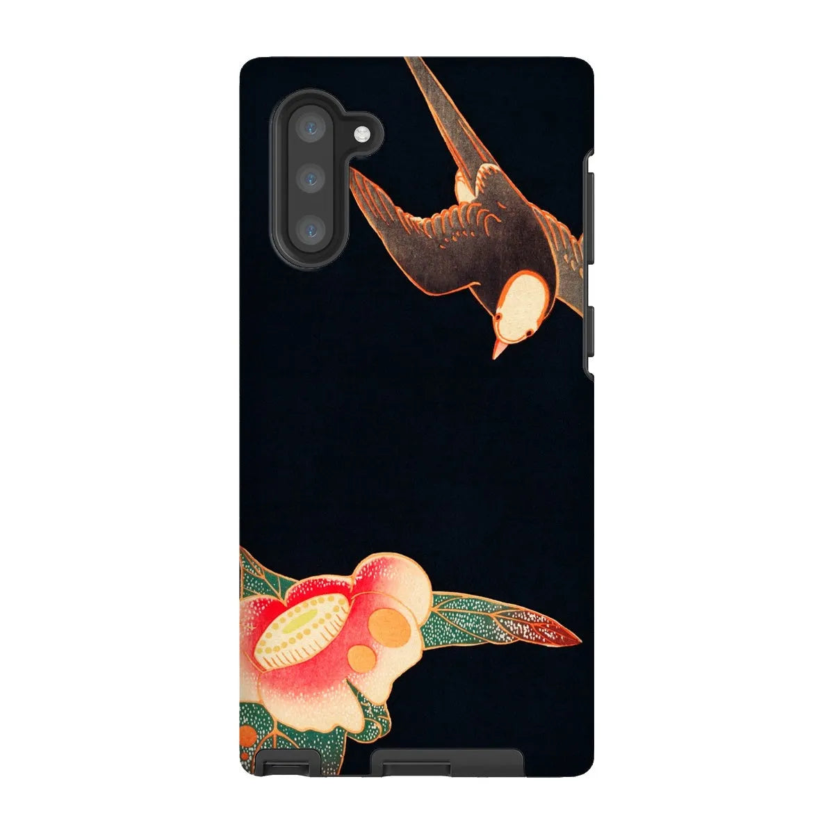 Swallow & Camellia - Meiji Era Art Phone Case - Ito Jakuchu - Samsung Galaxy Note 10 / Matte - Mobile Phone Cases