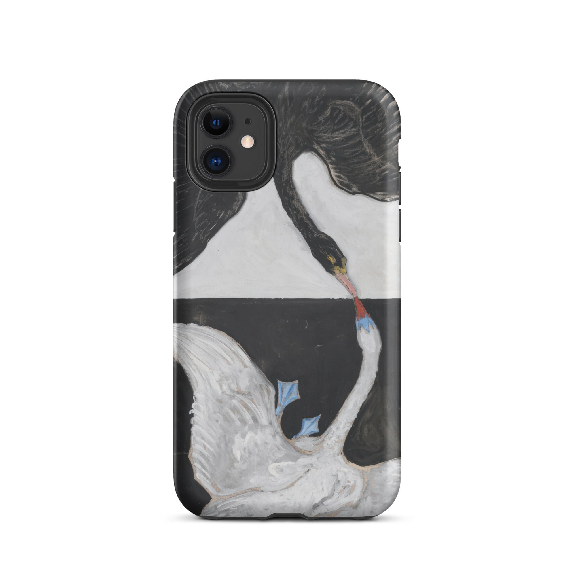 The Swan no 1 Hilma Af Klint Iphone Case, 11 / Matte, Swan Themed Phone Case