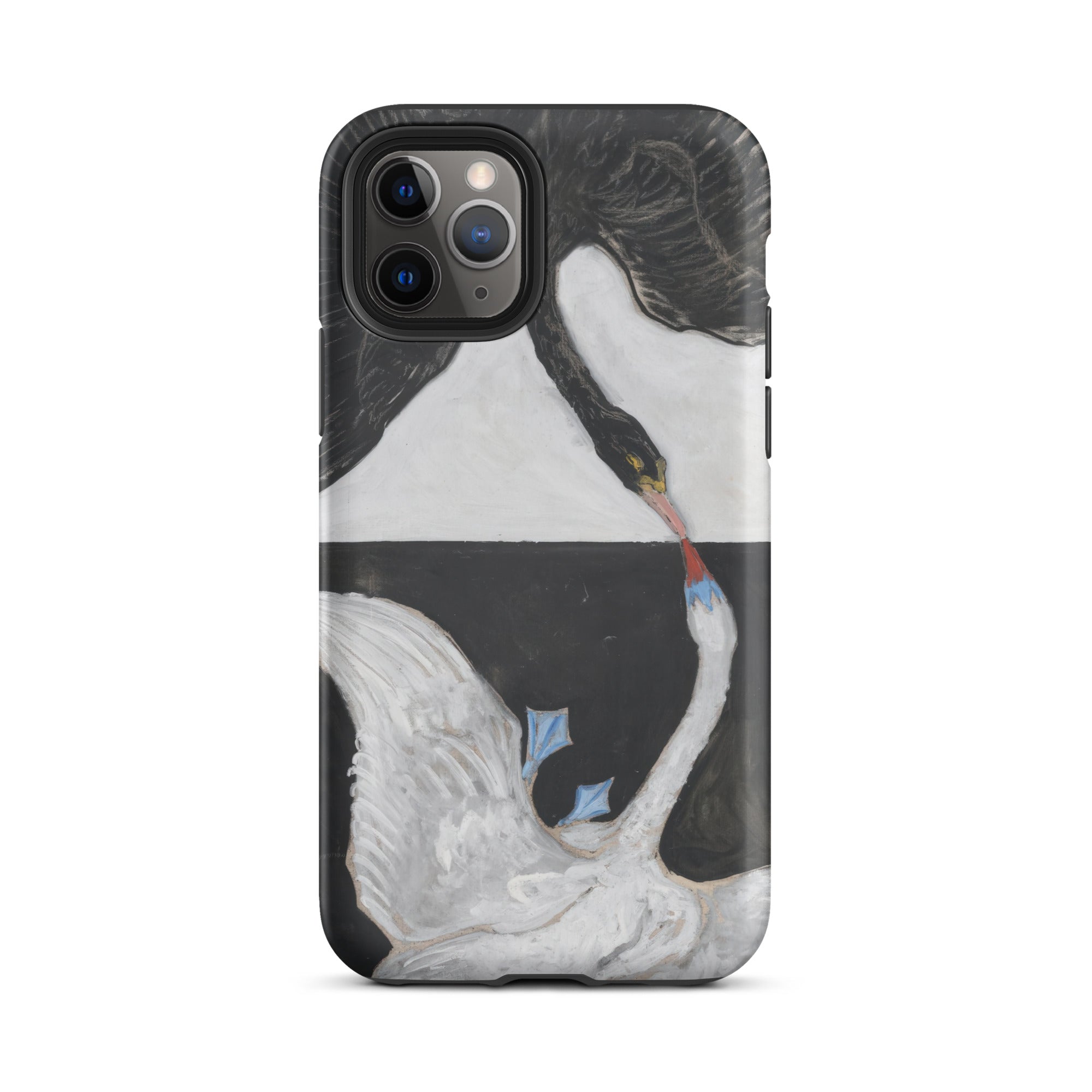 The Swan no 1 Hilma Af Klint Iphone Case, 11 Pro / Matte, Swan Themed Phone Case
