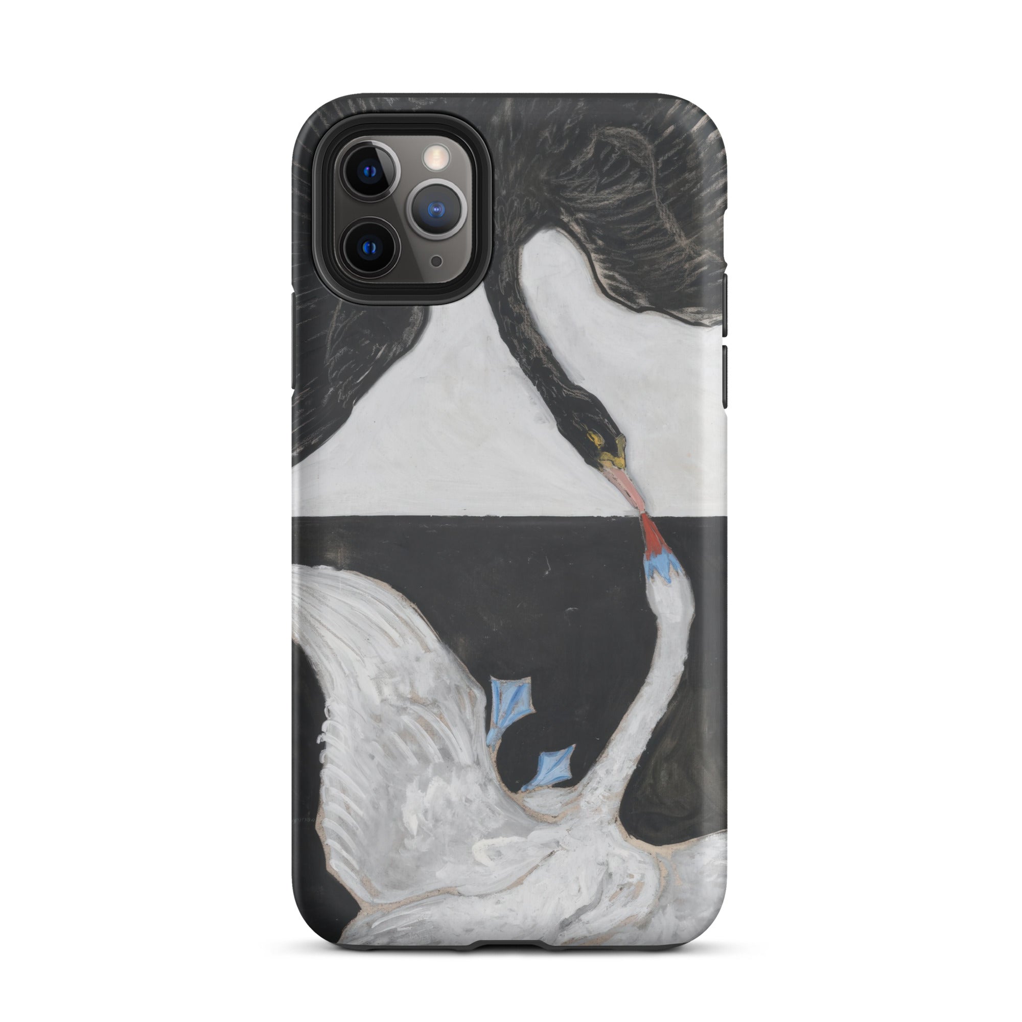 The Swan no 1 Hilma Af Klint Iphone Case, 11 Pro Max / Matte, Swan Themed Phone Case