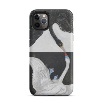 The Swan no 1 - Hilma Af Klint Iphone Case, 11 Pro Max / Matte, Swan-themed Phone Case