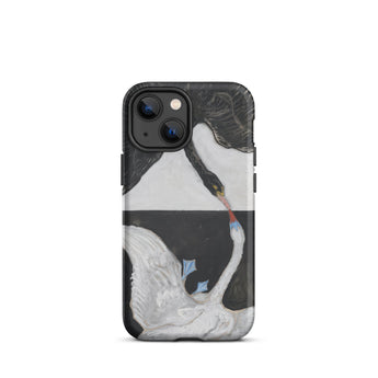 The Swan no 1 - Hilma Af Klint Iphone Case, 13 Mini / Matte, Swan-themed Phone Case