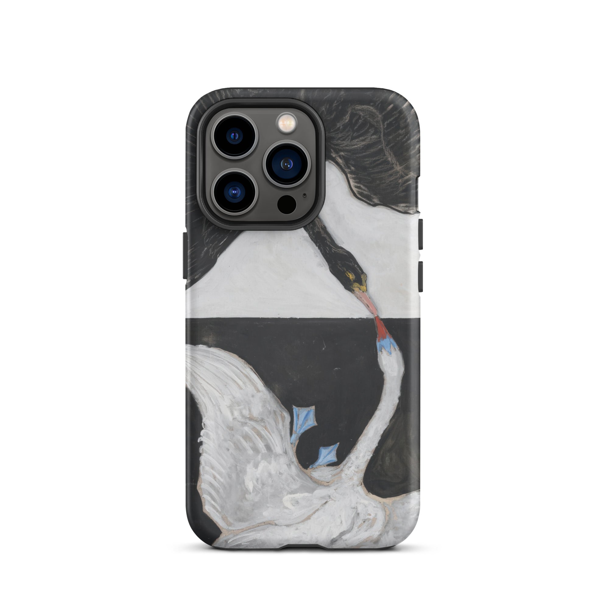 The Swan no 1 Hilma Af Klint Iphone Case, 13 Pro / Matte, Swan Themed Phone Case