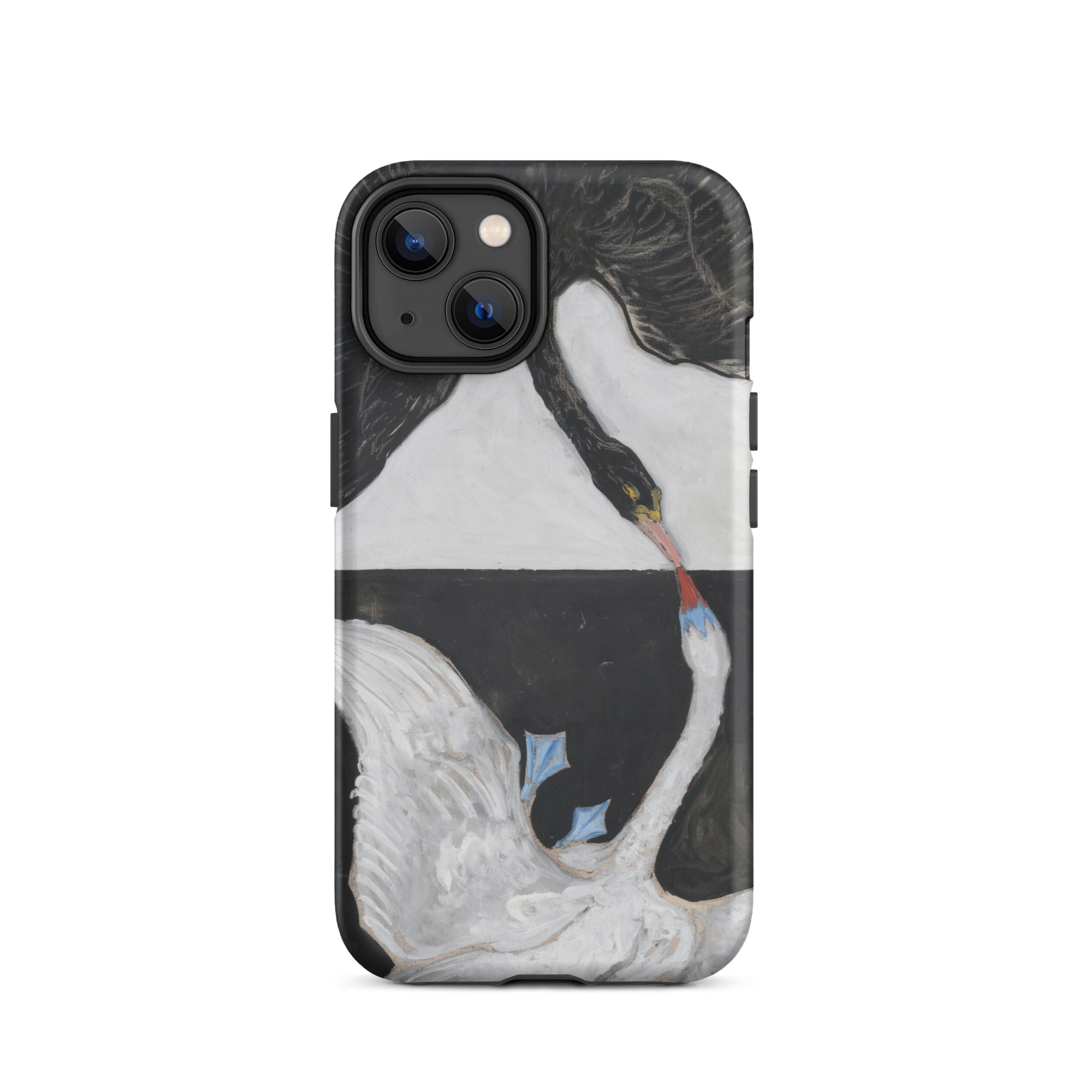 The Swan no 1 Hilma Af Klint Iphone Case, 14 / Matte, Swan Themed Phone Case