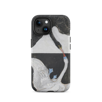 The Swan no 1 - Hilma Af Klint Iphone Case, 15 / Matte, Swan-themed Phone Case