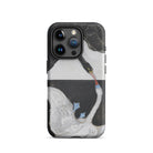 The Swan no 1 Hilma Af Klint Iphone Case, 15 Pro / Matte, Black White Swan Phone Case