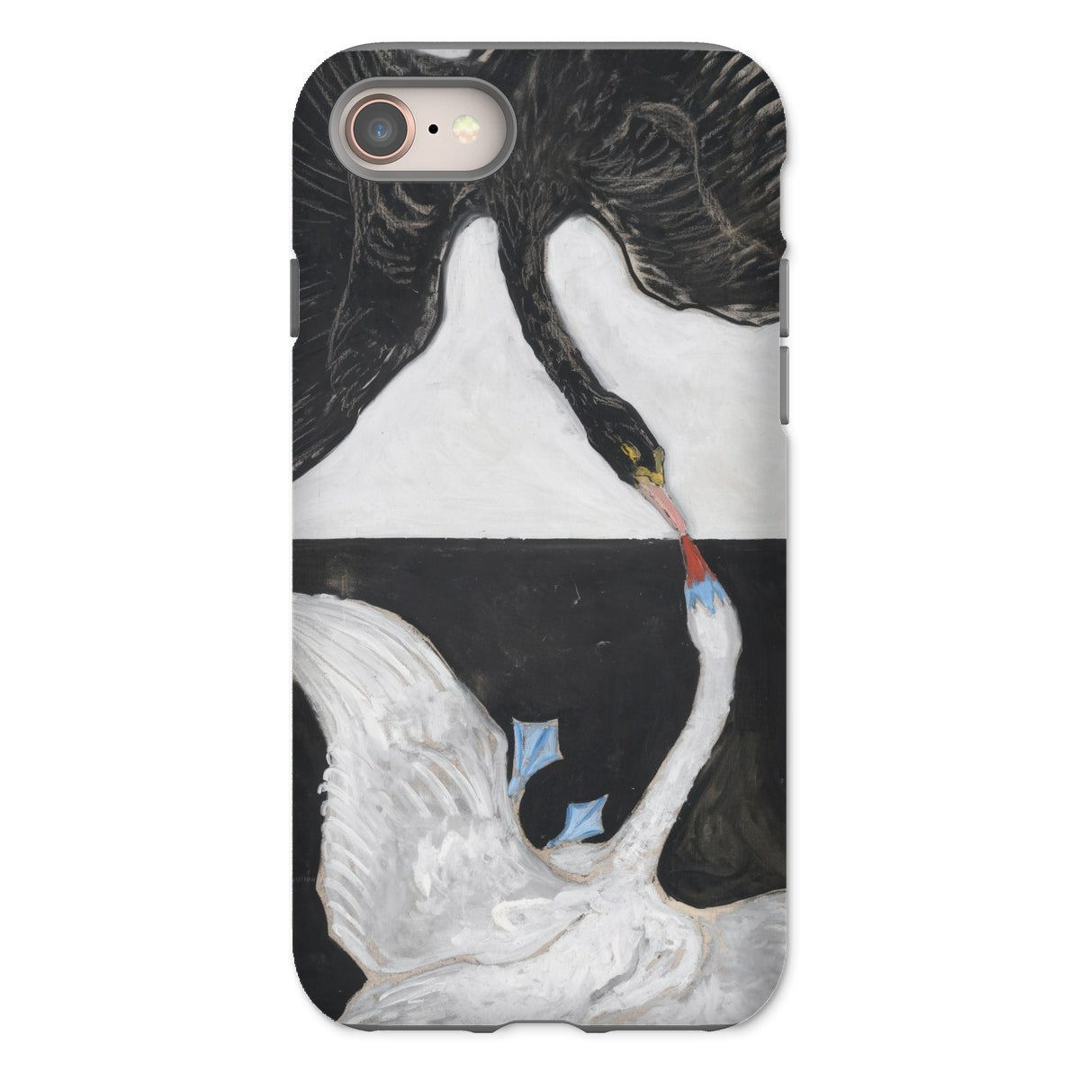 The Swan no 1 Hilma Af Klint Iphone Case, 8 / Matte, Swan Themed Phone Case