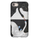 The Swan no 1 - Hilma Af Klint Iphone Case, 8 / Matte, Swan-themed Phone Case