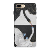 The Swan no 1 - Hilma Af Klint Iphone Case, 8 Plus / Matte, Phone Case Swan Design