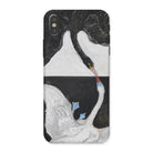 The Swan no 1 Hilma Af Klint Iphone Case, x / Matte, Swan Themed Phone Case