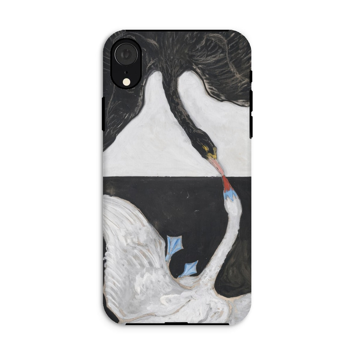 The Swan no 1 Hilma Af Klint Iphone Case, Xr / Matte, Phone Case Swan Art