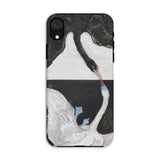 The Swan no 1 - Hilma Af Klint Iphone Case, Xr / Matte, Phone Case Swan Art