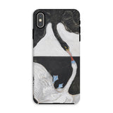 The Swan no 1 - Hilma Af Klint Iphone Case, Xs Max / Matte, Phone Case Swan Design
