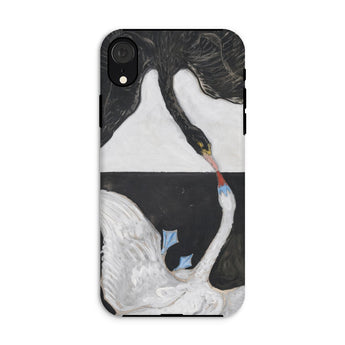 The Swan no 1 - Hilma Af Klint Phone Case Iphone Xr / Matte Phone Case Swan Art Hilma Klint, Birds she Unveils, Unveils Polarity